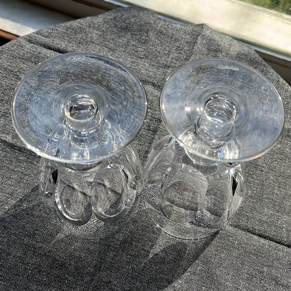 Waterford Crystal Kathleen Cut Claret Wine Glasses Set of 2 - Picture 8 of 12